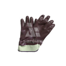 Jersey Futter Liner Open Back Nitril Chemical Resistant Handschuh für Russland Ukraine Safety Work